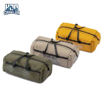 Symulowany mini bagaż Miniaturowa skala dekoracji Sportowa torba podróżna na akcesoria do gąsienic 1/10 RC