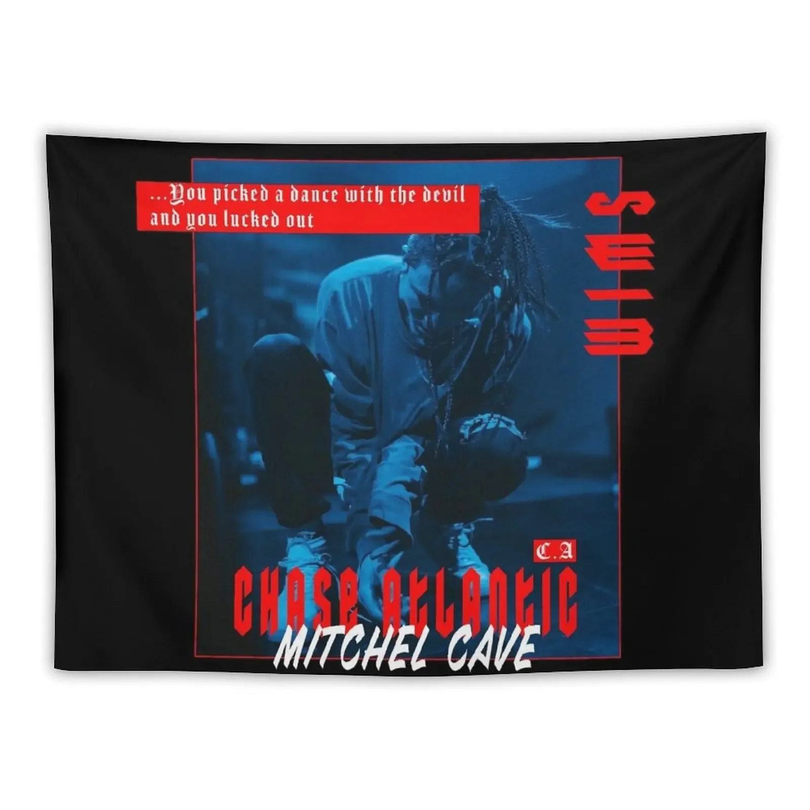 Chase Atlantic X Mitchel Tapestry Home Decorations Aesthetic Room Decorating Aesthetic Tapestry