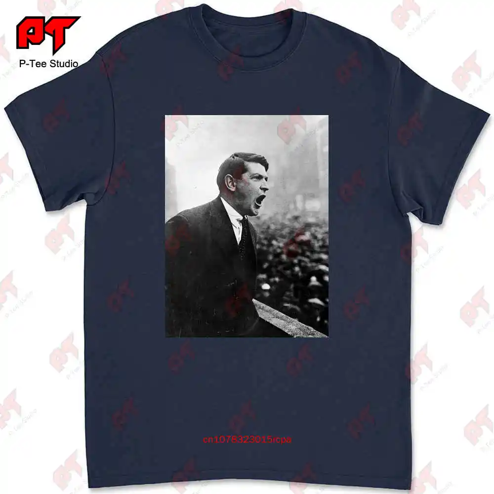 Michael Collins Speaking To A Dublin Crowd 1922 T Shirt JCRM