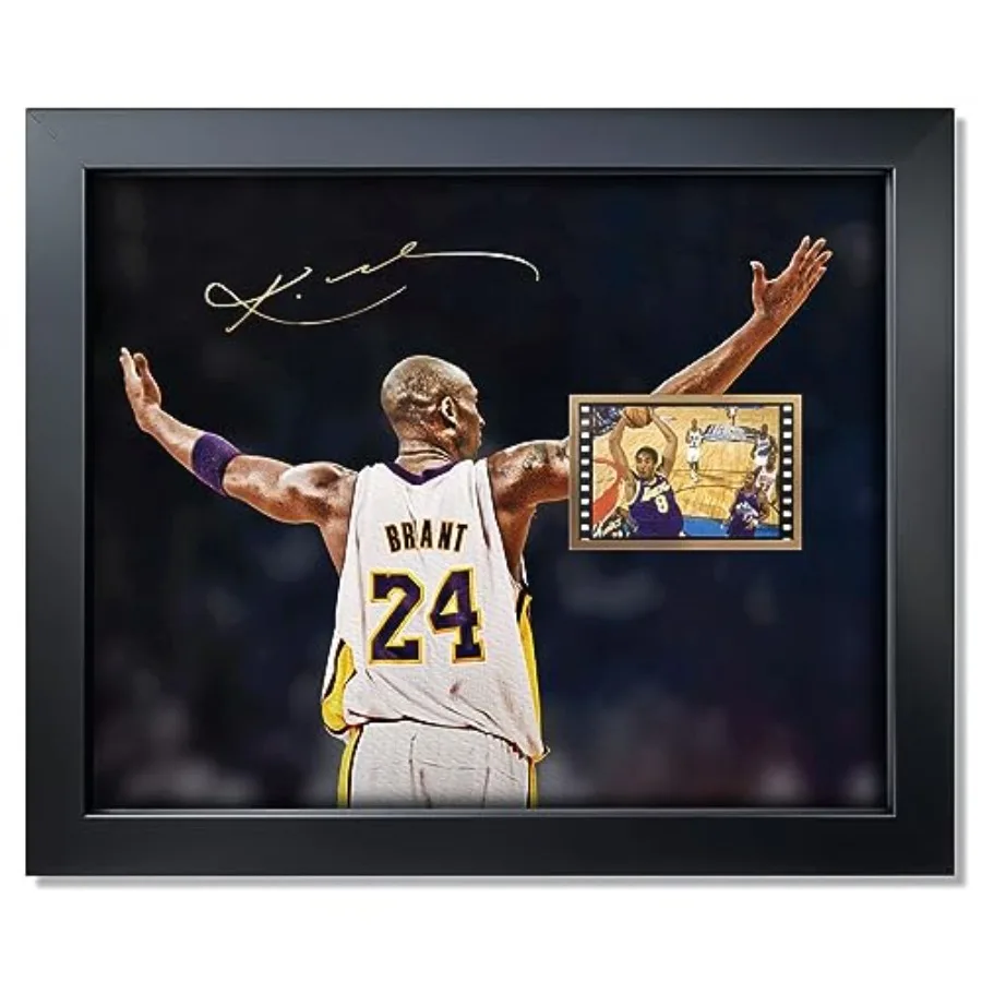 Collage de Fotos de Kobe Bryant Firmado, Recuerdo de Kobe, Póster Enmarcado, Regalos para Fanáticos del Baloncesto en Cumpleaños/Navidad/Día del Padre