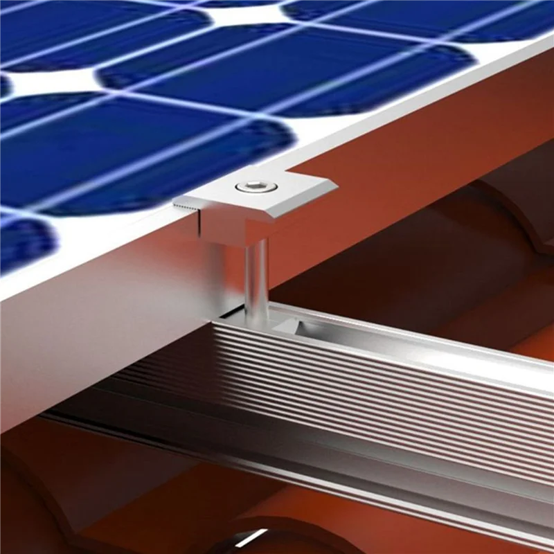 A88E-30Pcs الشمسية المشبك قابل للتعديل لوحة طاقة شمسية قوس المشبك واسعة الضوئية دعم لنظام الألواح الشمسية 30 مللي متر