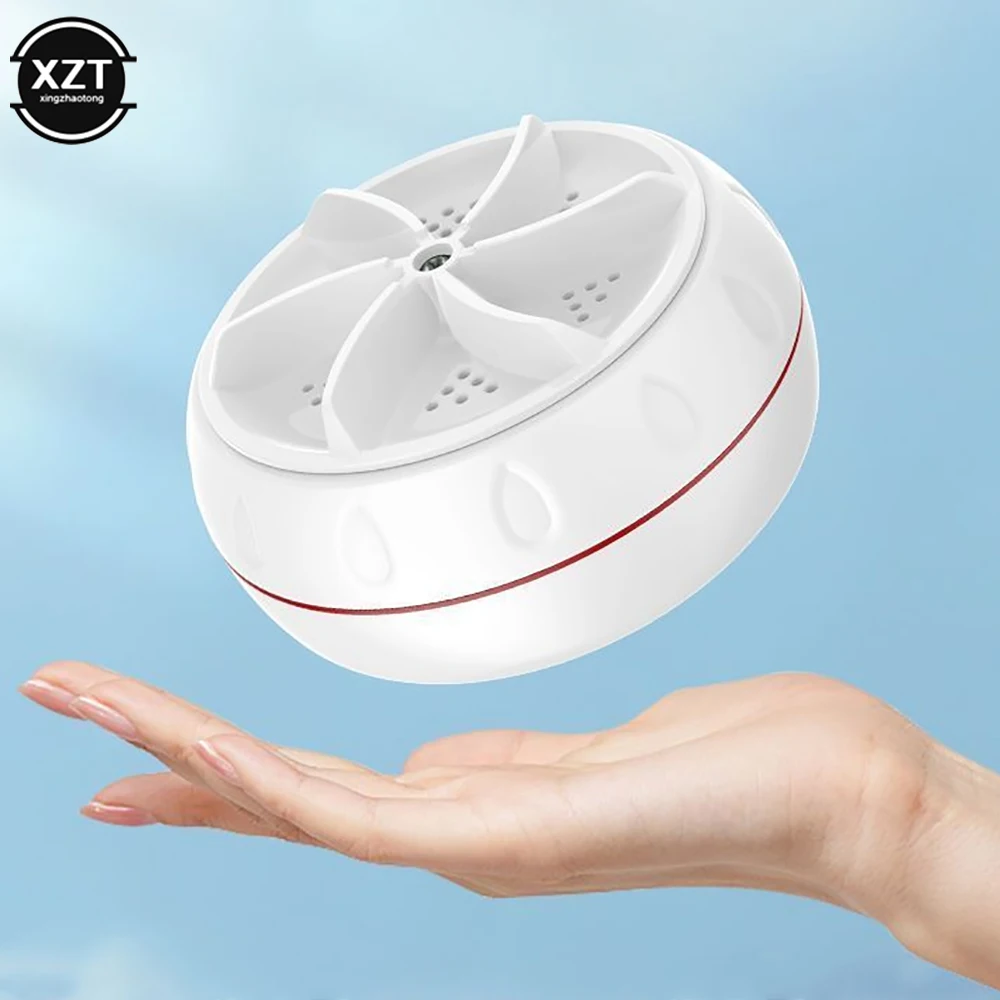 

Intelligent Timing Ultrasonic Turbo Washing Machine Laundry Portable Travel Washer Air Bubble And Rotating Mini Washing Machine