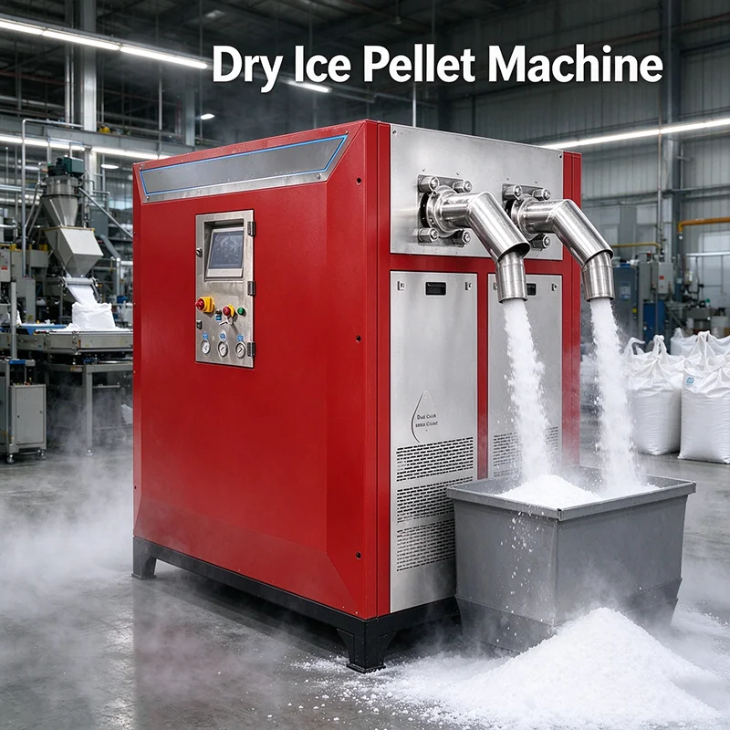 Portable Dry Ice Granulator 50kg/h Energy Saving Dry Ice Pellet Maker for Stage Smoke & Entertainment