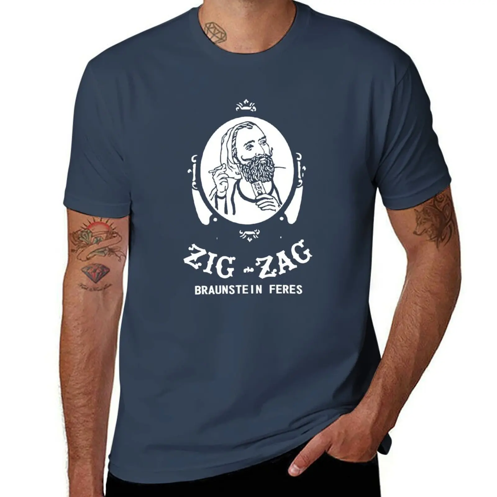 

Zag Zig Stoner T-Shirt Casual Streetwear Short Sleeve Tee