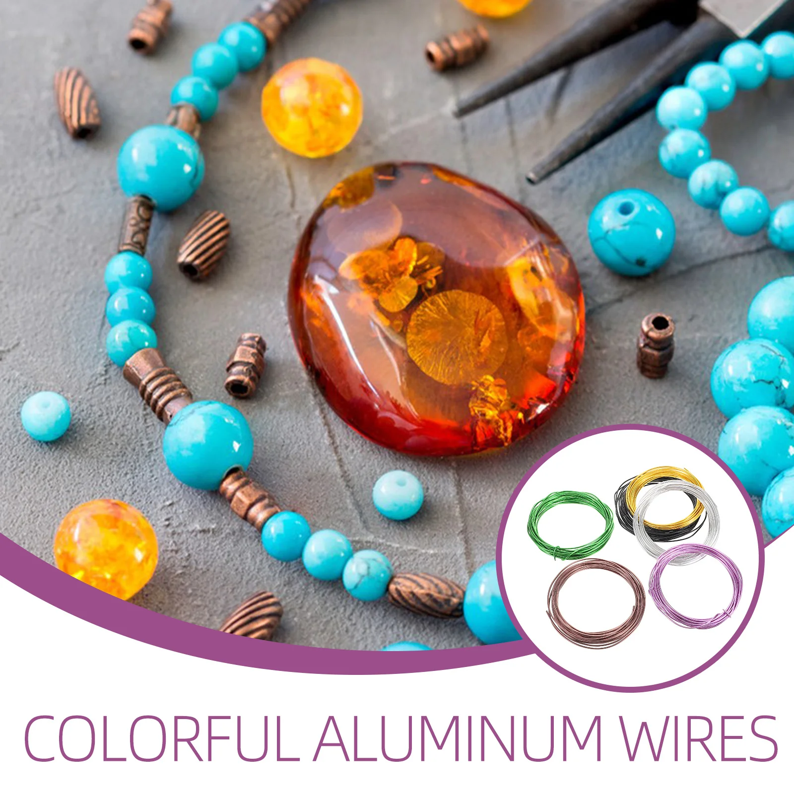 6 قطعة سلك ألومنيوم ملون 1.5 مللي متر مرنة دائم صياغة سلسلة معدنية Diy بها بنفسك صنع المجوهرات إكليل الأزهار النحت النمذجة #6