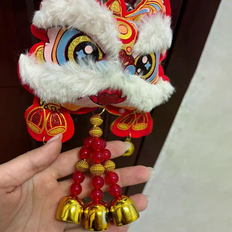 2026 Capodanno di buon auspicio Leone Risveglio Ciondolo Campana Ornamento che celebra il Capodanno lunare del cavallo