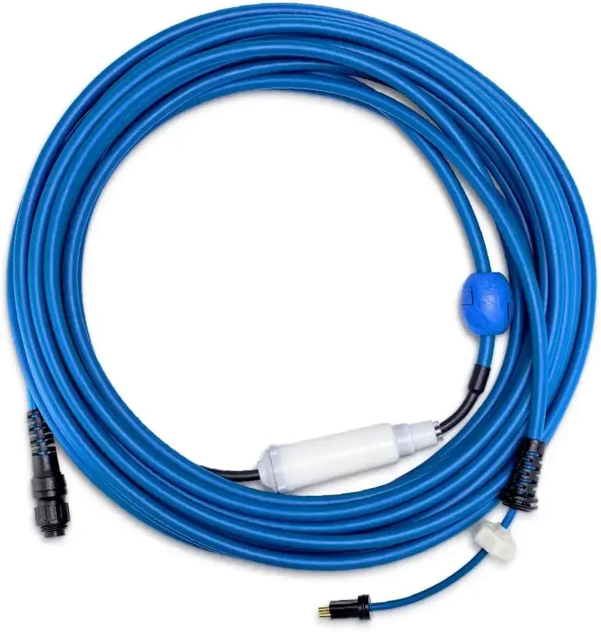 Original-Ersatzteil – langlebiges blaues 60-FT-Kabel mit Drehgelenk für verwicklungsfreien Betrieb