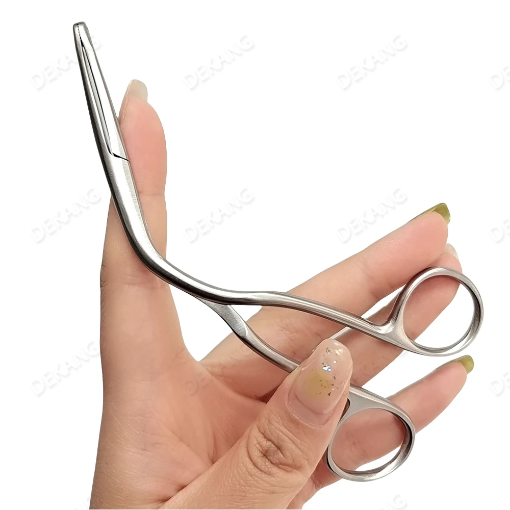 생선 뼈 생선 척골 이물질 제거용 집게 간접 후두 집게