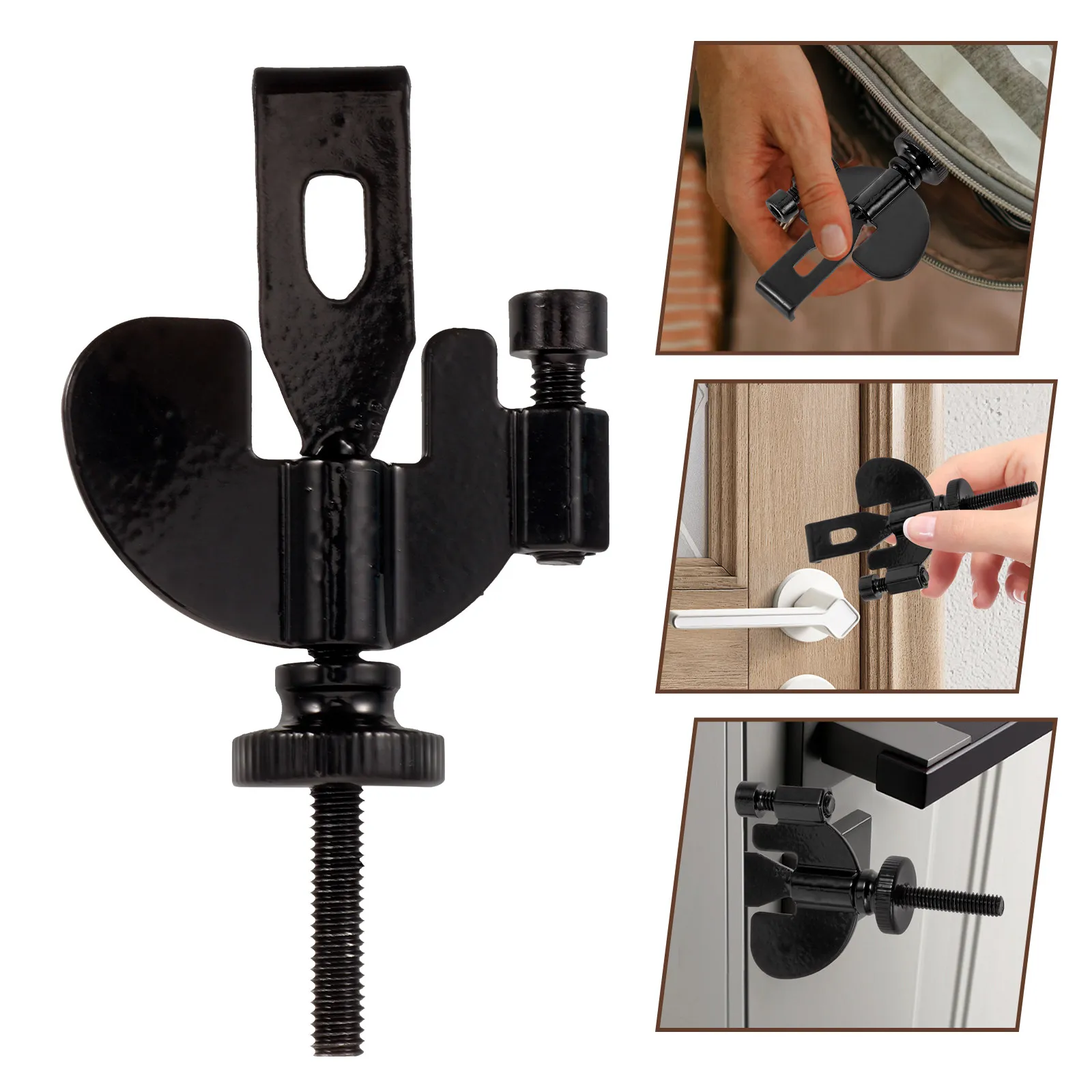 

Портативный замок безопасности из нержавеющей стали 304 с силиконовой защитой от взлома для женщин, проживающих в одиночестве, устройство для защиты двери, для путешествий и отелей