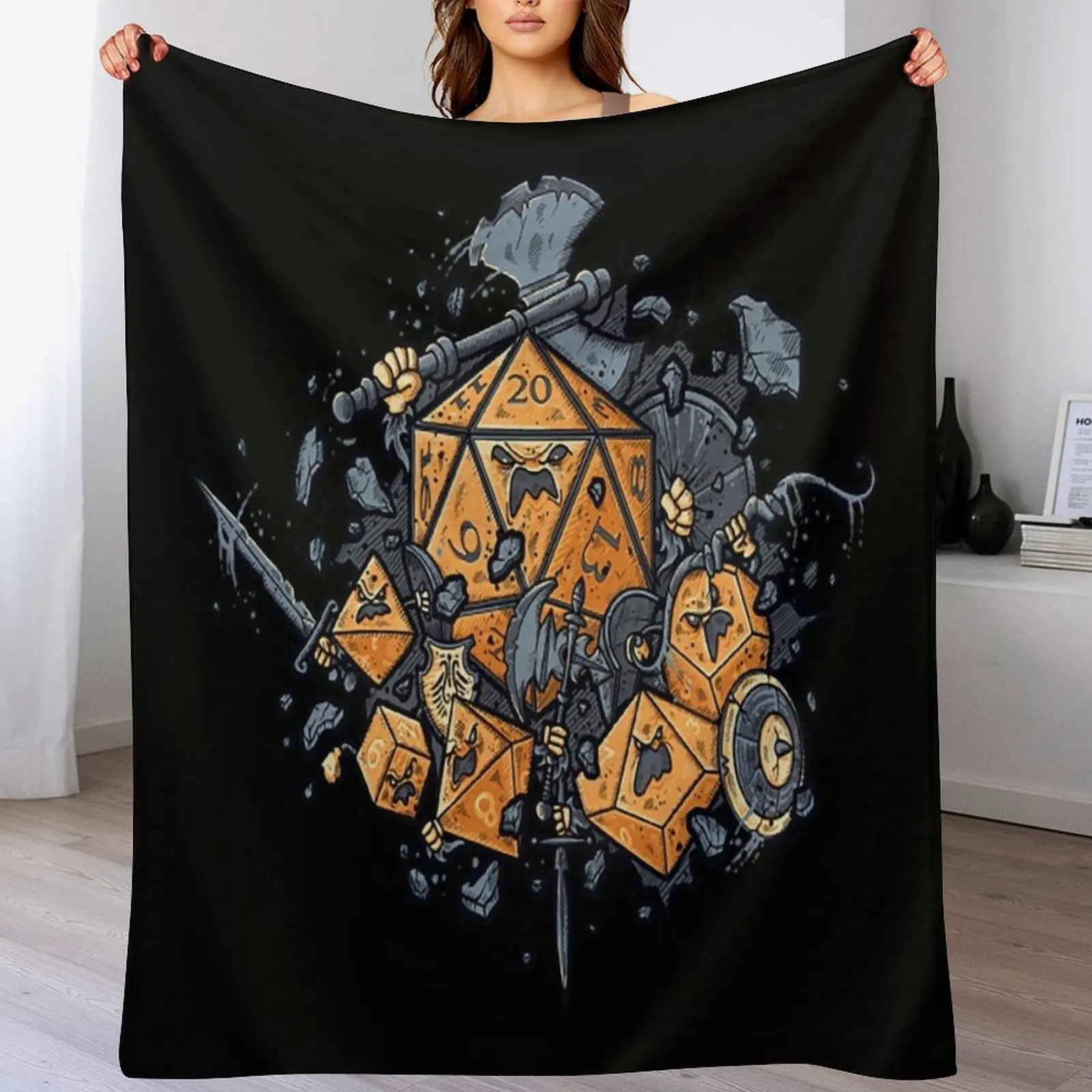 Dungeons And Dragons T-ShirtRPG United Throw Blanket for sofa For Decorative Sofa Blankets