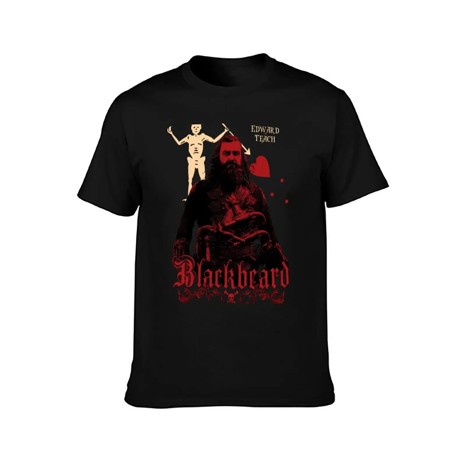 Black Sails Blackbeard T-Shirt Festive Simple T-Shirt