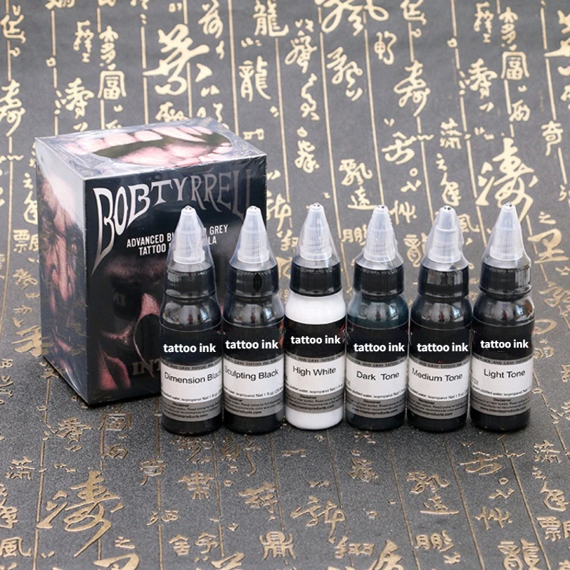 

Black Color 30ML/Bottle Professional Tattoo Pigment Ink Permanent Tattoo Painting Supply for Body Beauty Tattoo Art Professional