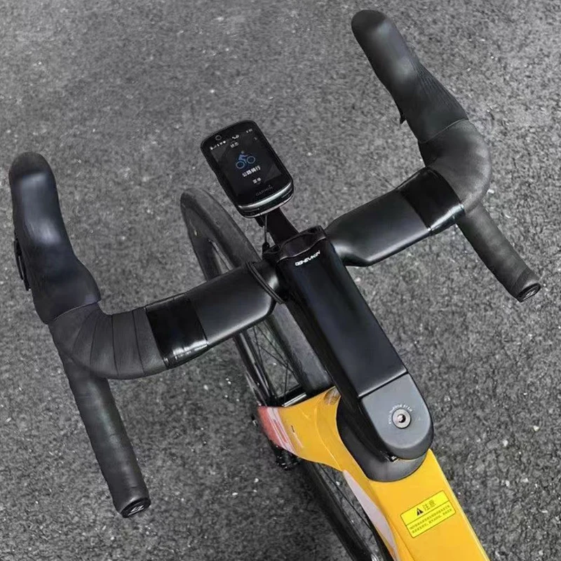 BALUGOE Full Internal Wiring Professional Competition Grade Competitive All Carbon Fiber Handle Road Bike Handle Black