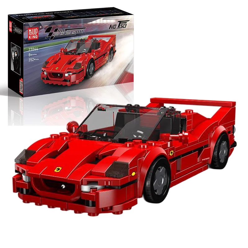 

MOULD KING 27066 Car Model 352pcs Building Block Set Mini Luxury Car Series MOC Bricks Desktop Decoration Kids DIY Toys Gift