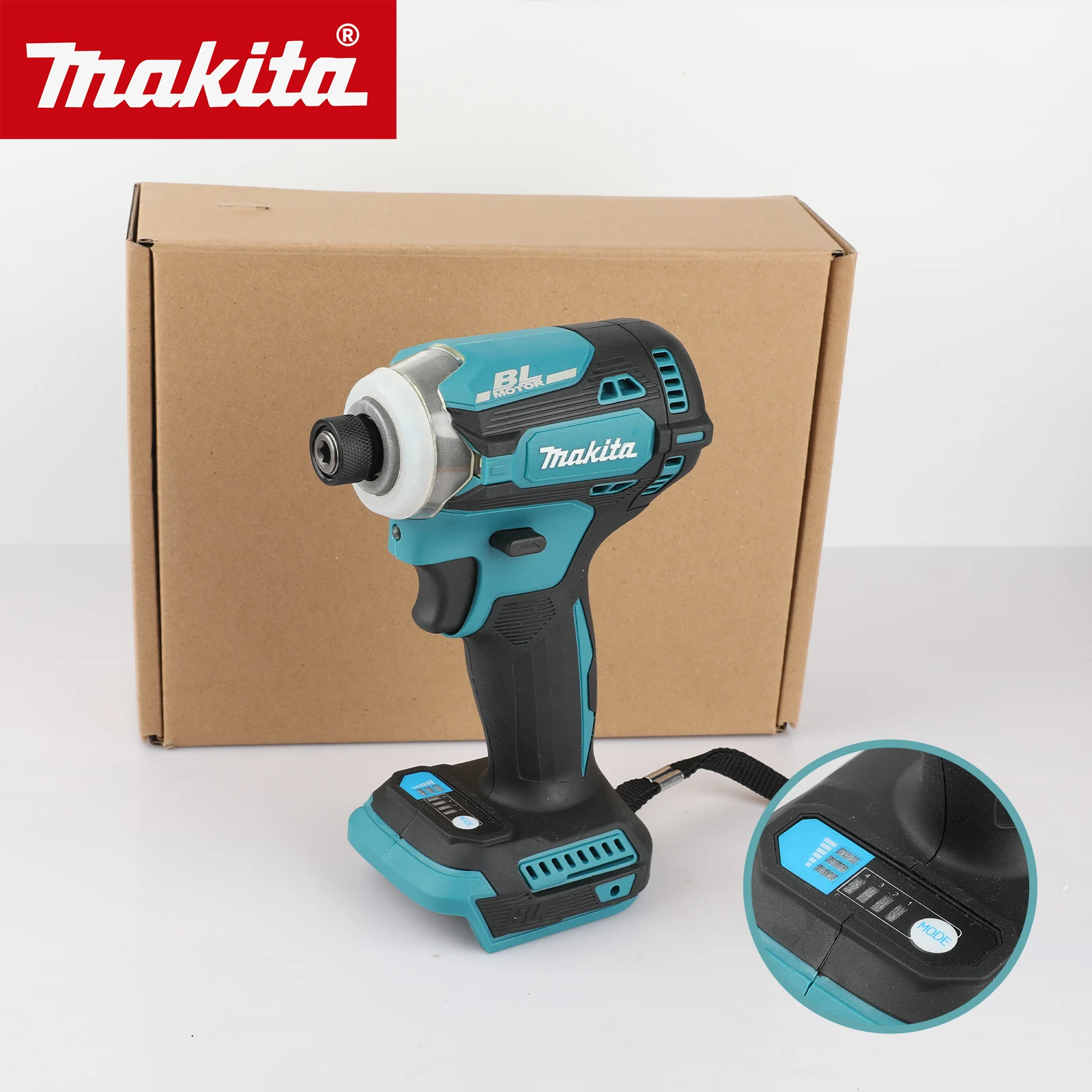 

Ударный шуруповерт MAKITA, аккумуляторный, 18В, высокомощный, бесщеточный, литиевый, с высоким крутящим моментом, электрический, модель DTD171