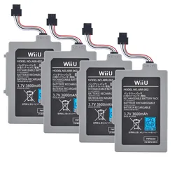 3600mAh ARR-002 Wii U Gamepad Battery for Nintendo Wii U Controller WUP-010 WUP-012 Replacement Battery Pack