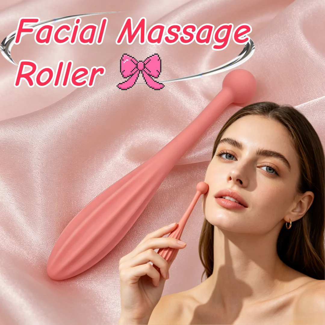 Facial Silicone Massage Stick Manually Operated Using The Same Multi-functional Beauty Salon Massage Facial Muscle Exercise Tool