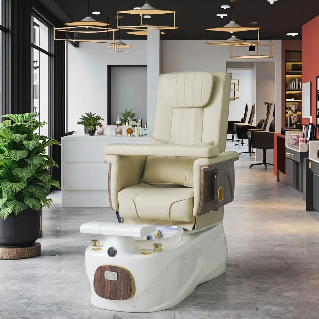 

Профессиональный многоцелевой педикюрный стул в современном стиле для салонов, электрический спа-стул для ног, основание из стекловолокна