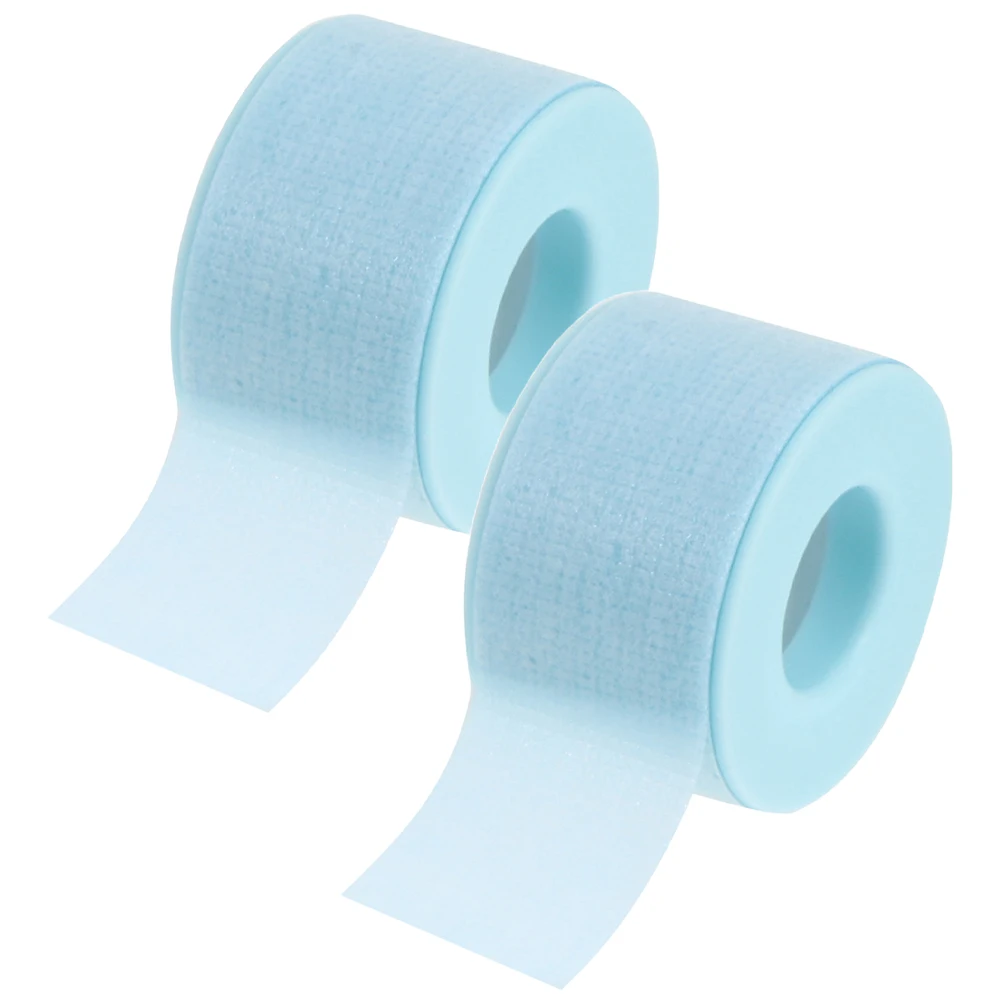

Eyelash Tape 2 Rolls Silica Gel Non Woven Fabric Lash Extension Adhesive Tapes DIY Makeup Salon Breathing Safe Comfortable