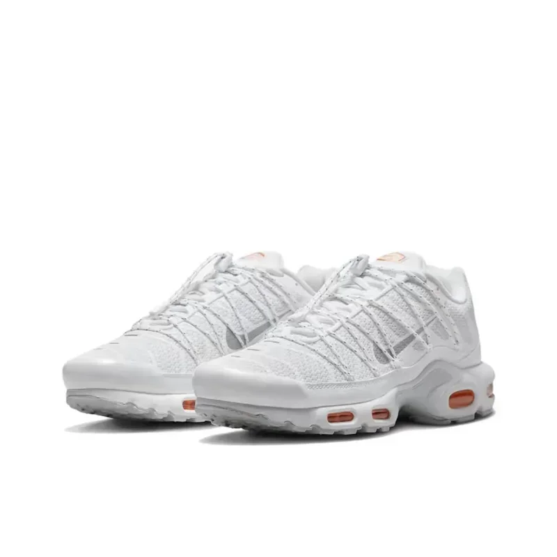 

Nike Air Max Plus Utility Triple White Orange Классические повседневные кроссовки в стиле ретро на воздушной подушке для мужчин и женщин Кроссовки Nike FJ4232-100