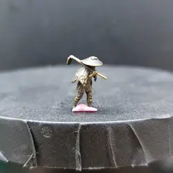 Pure Brass Miniature Landscape Model Toy Decoration, Mountain, Old Farm, Sand Table, Small Man, Fleshy Bonsai Decoration