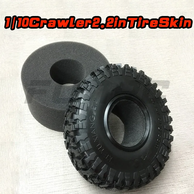

1/10 RC Parts Remote Control Model Car Crawler Climbing Cars 2.2in Grip Wheel Tires Tire Skin with inner 140mm*55mm