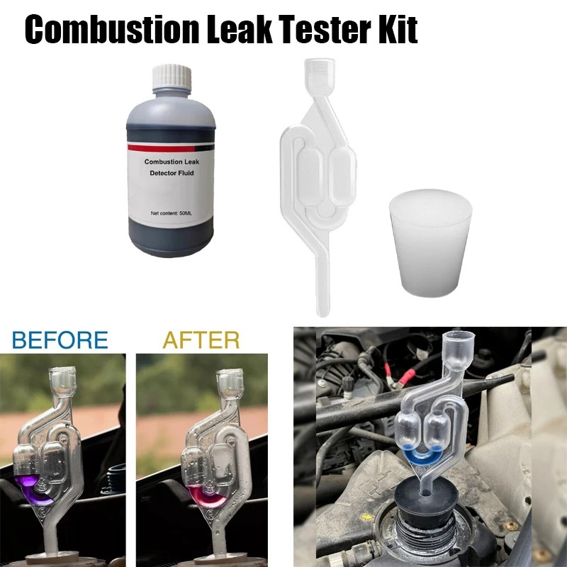 

Car Combustion Leak Detector Antifreeze & Coolant Tester Automotive Antifreeze Tester Homebrew Bubble Airlock S-Shape Airlocks