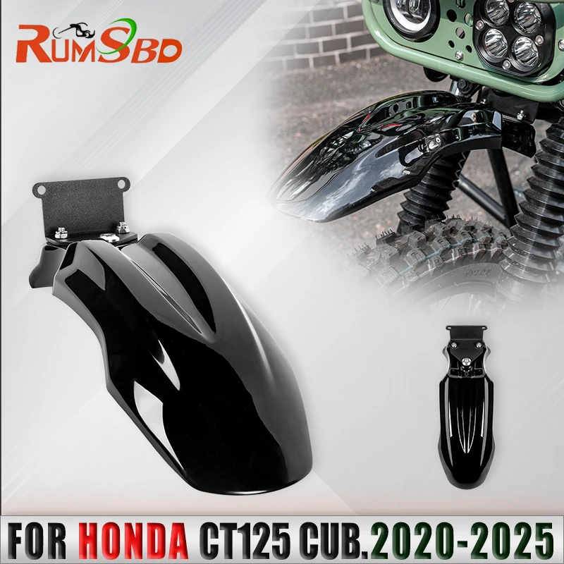 

Motorcycle Mudflap Splash Guard Cover Motorcycle Mudguard Front Fender For Honda CT125 huntercub 125 2020 2021 2022 2023