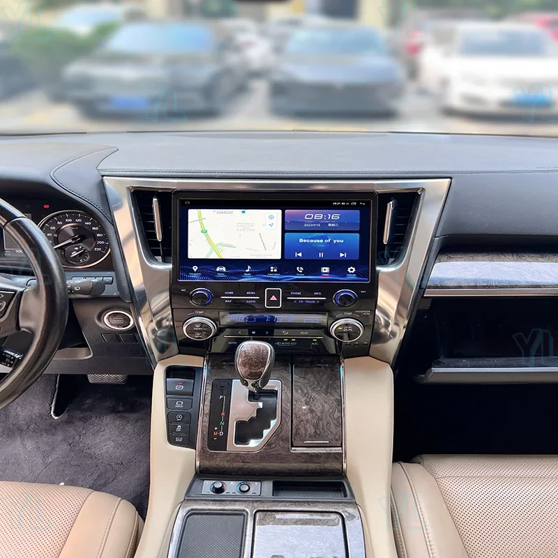 11.6 Inch For Toyota Alphard 2015-2019 Android 13.0 Car GPS Navigation Carplay Multimedia Player Auto Radio Tape Head unit BT HD