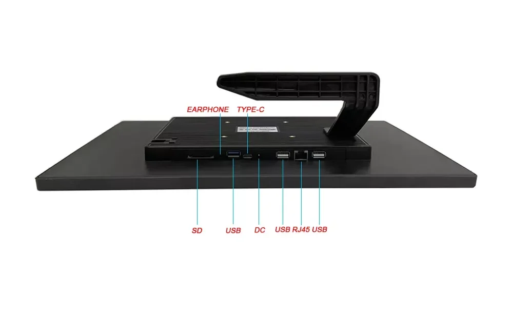 15,6 pulgadas 1920*1080IPS Android Tablet RJ45 uso comercial Poe Rk3566 2+16G