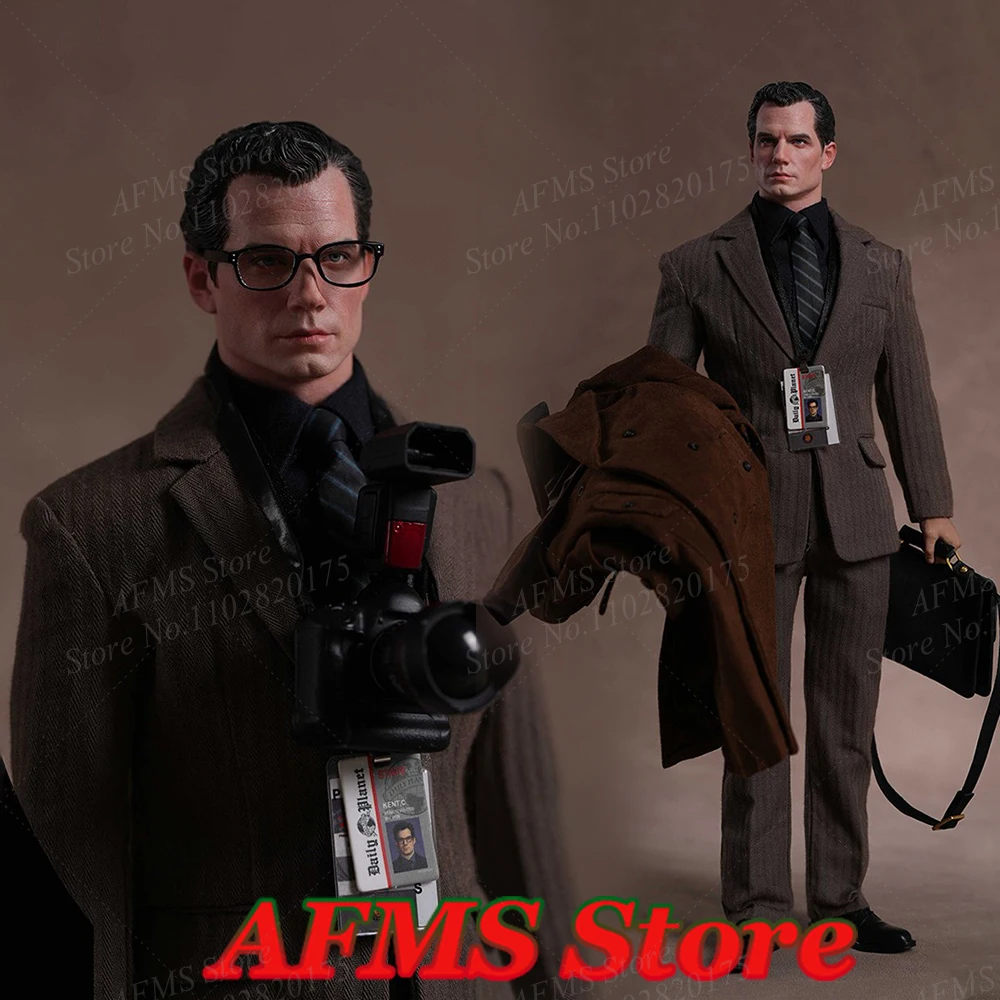 Ghost toys NO:GH-011 1/6 Scale Collectible Figure Superman Journalist Clark Full Set 12Inch Men Soldier Action Figure Model Toys