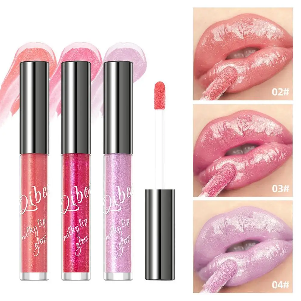 

3Colors Moisturizing Lip Gloss Transparent Lip Oil Hydrating Lip Glaze Lip Plumper Hydrating Make Up Liquid Lipstick Lips