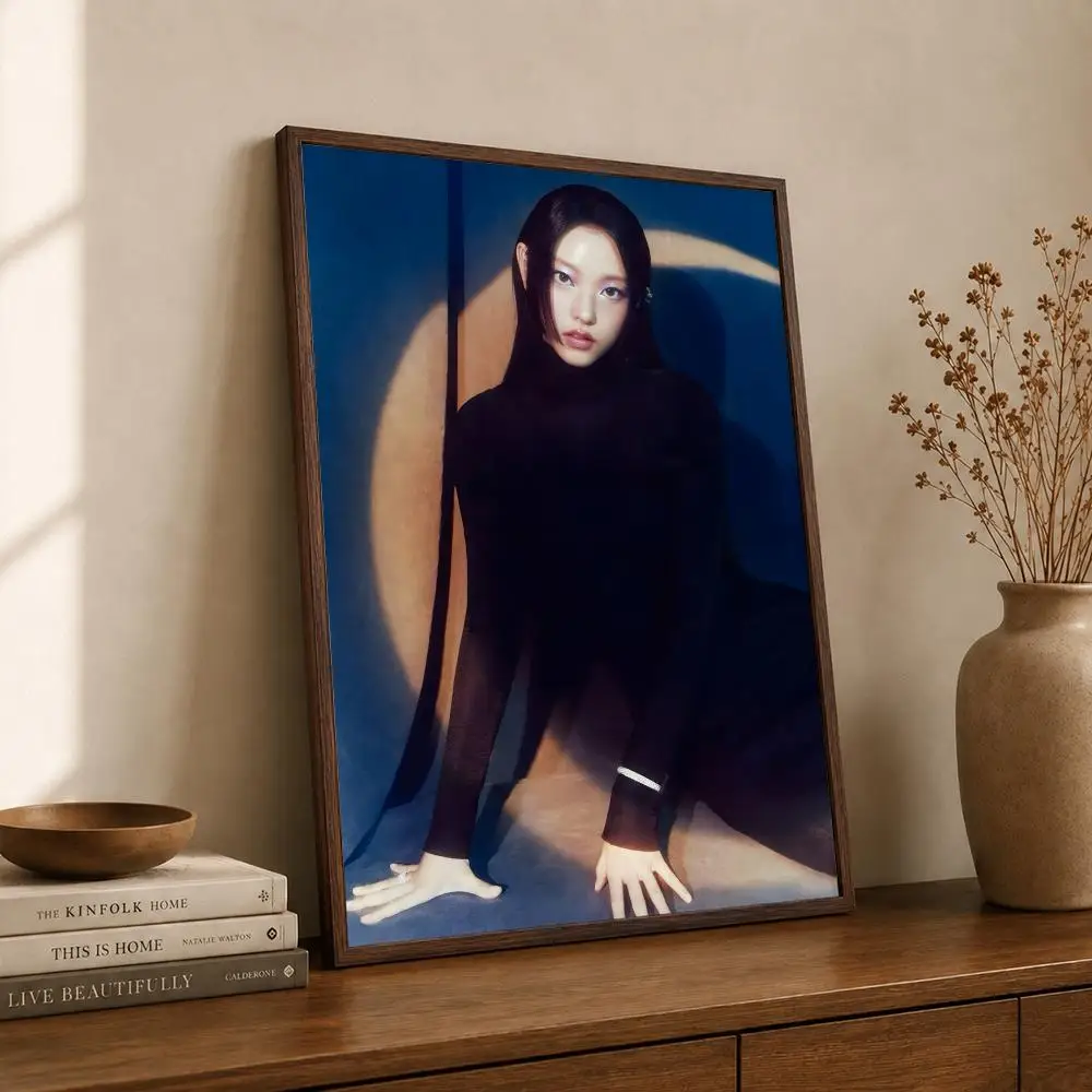 Kpop Idol Kang Haerin Poster Self‑Adhesive Waterproof Poster Sticker Coffee House Bar Wall Art Home Decor - view 5