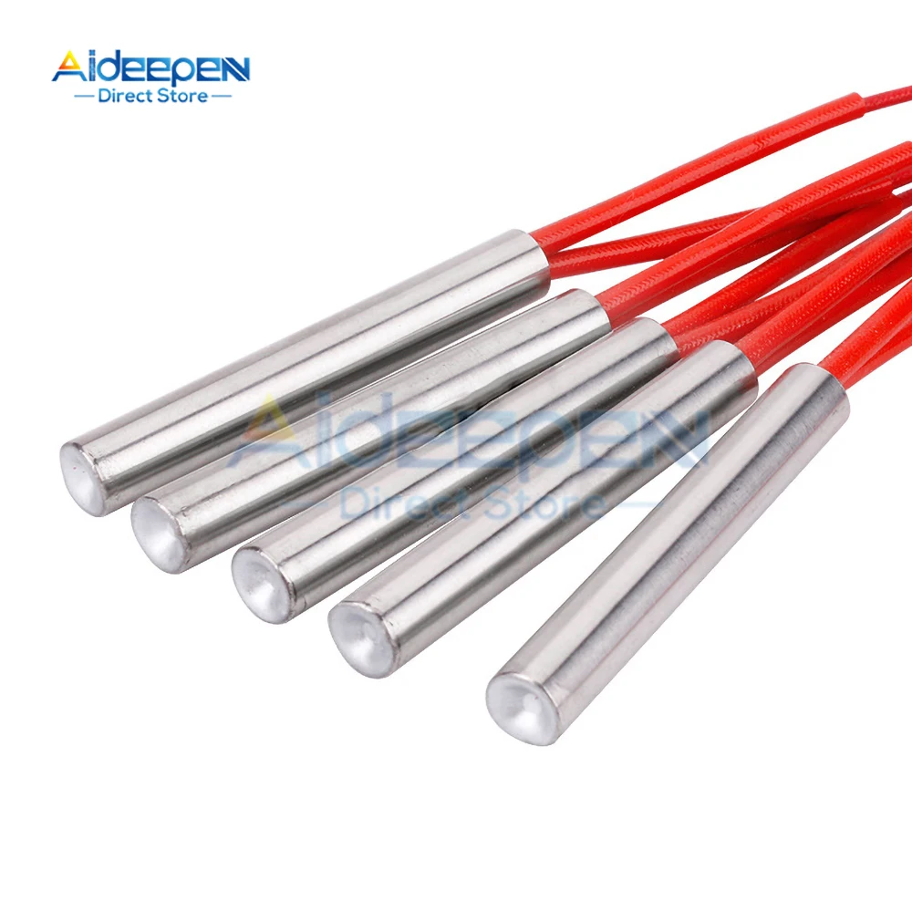 Mold Cartridge Heaters Heating Element Cylindrical Tubular Ignition Igniter Hot Rod 6mm/8mm/10mm Tube AC220V 100W 120W 150W 200W