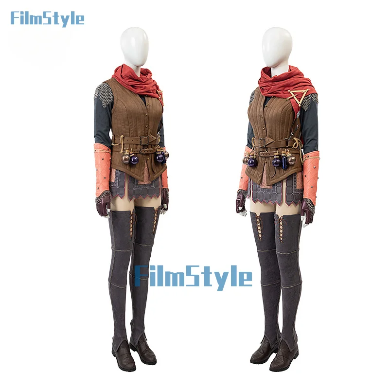 

Split Fiction Mio Hudson Cosplay Costume Uniform Halloween Carnival Party Christmas Play Role Clothes Clothing for Women