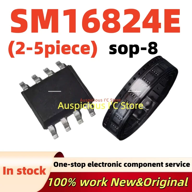 (2-5pcs)100%New 16824E SM16824 SM16824E sop-8