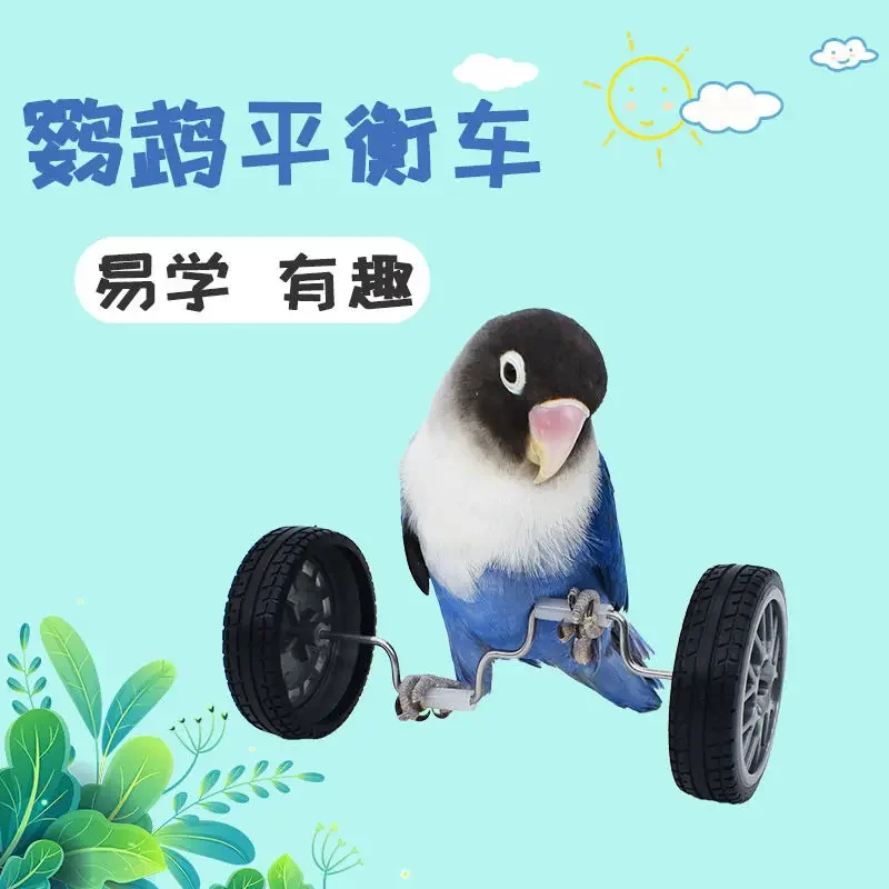 Soothing balance car small and medium-sized pulley skateboard skill training props bird toys