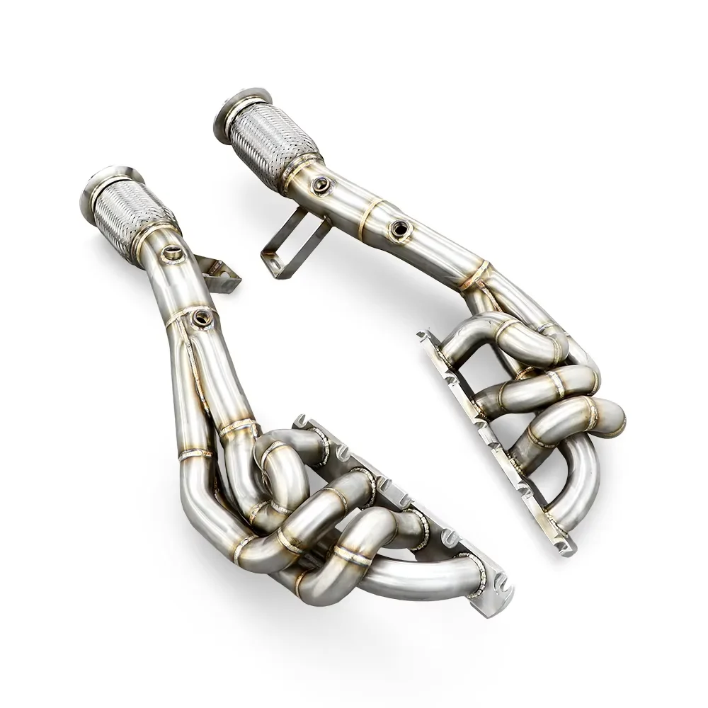 

Audi A6 A7 C7 S4 S5 B8 3.0T Performance Exhaust System Manifold with Insulated Hose Stainless Steel 304