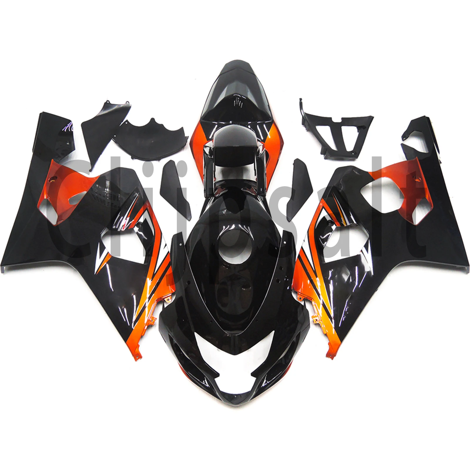 Motorcycle Bodywork Fairing Set GSXR750 GSXR600 Full Surround Fairing Conversion Kit -For Suzuki GSX-R600 GSX-R750 K4 2004 2005