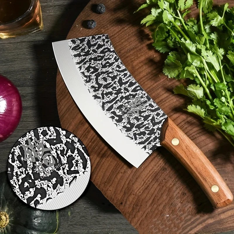 Sharp Stainless Steel Kitchen Knife for Slicing Meat and Vegetables - Perfect for Chefs and Home Cooks