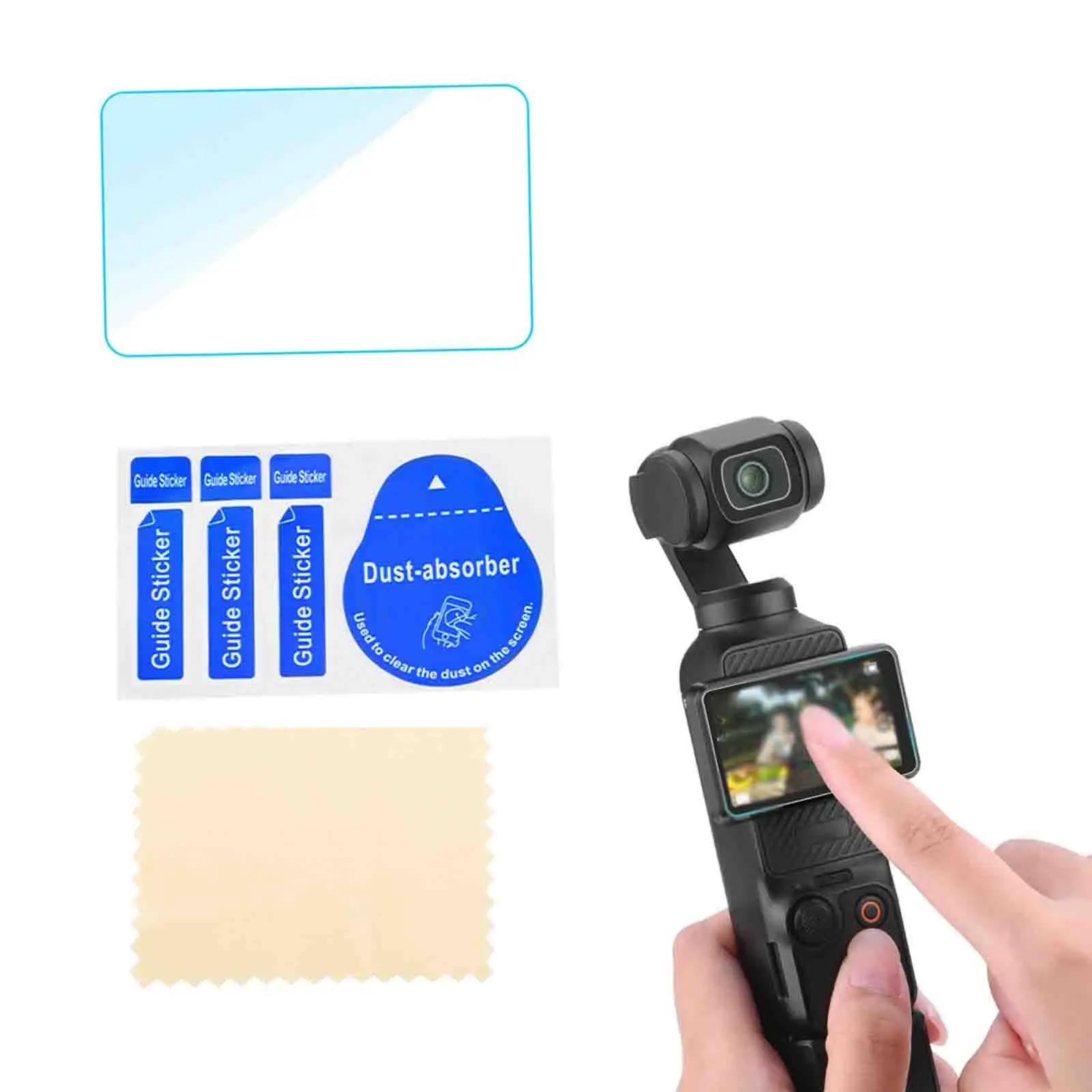 Screen Protector Camera Accessories Sturdy Waterproof Coating Simple Installation Replace Parts Protective Film for Pocket 3