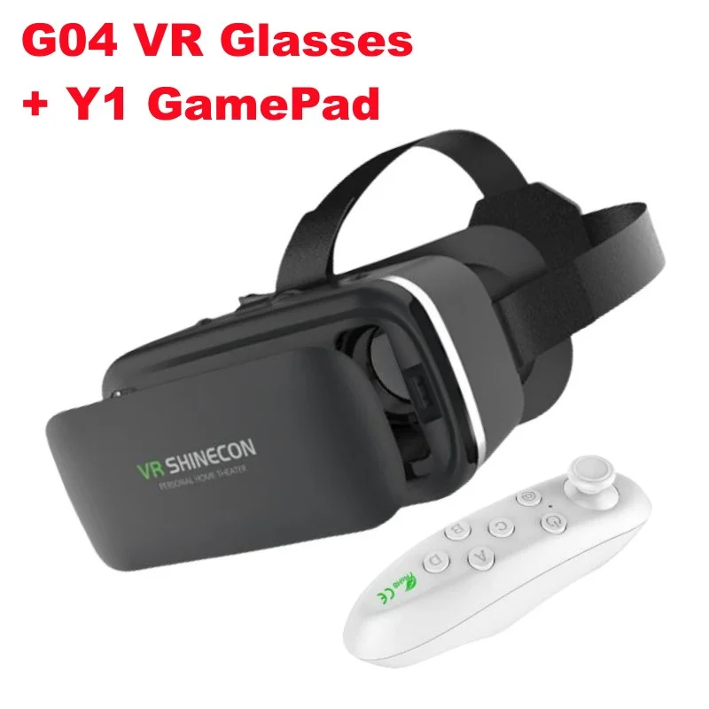 Virtual Reality VR-bril IMAX Enorme scherm 3D-bril Google Cardboard Box VR-headset voor 4,5-6,53 "telefoon, ondersteuning voor game-joystick