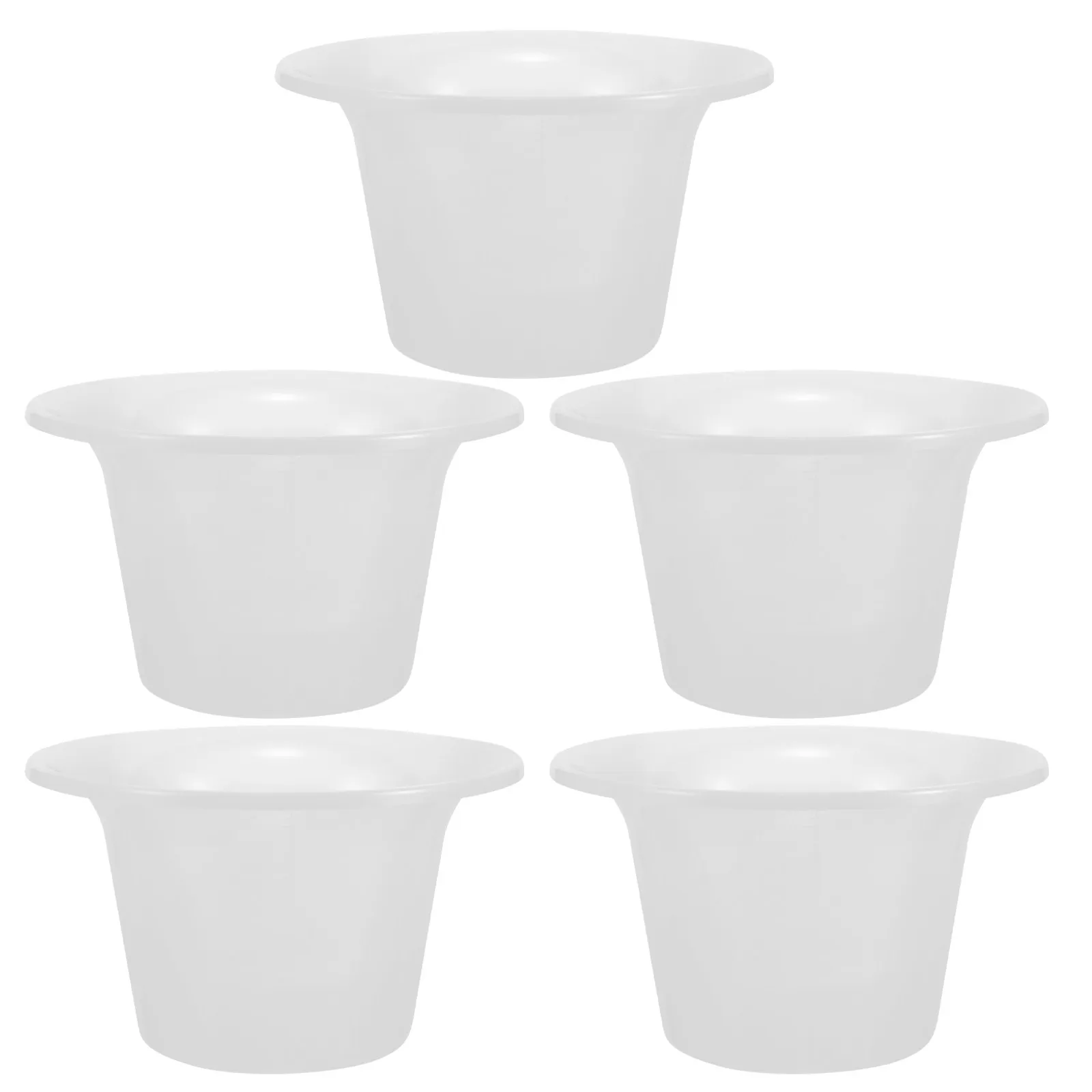

5Pcs Disposable Chamber Pot Plastic Urinal Toilet Portable Bedside Urine Bucket for Hospital Home Travel Plastics Urine Pots