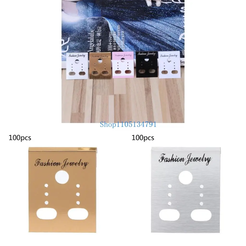 

98 км 100 шт. Серховые карты карты серьги держатели с серы