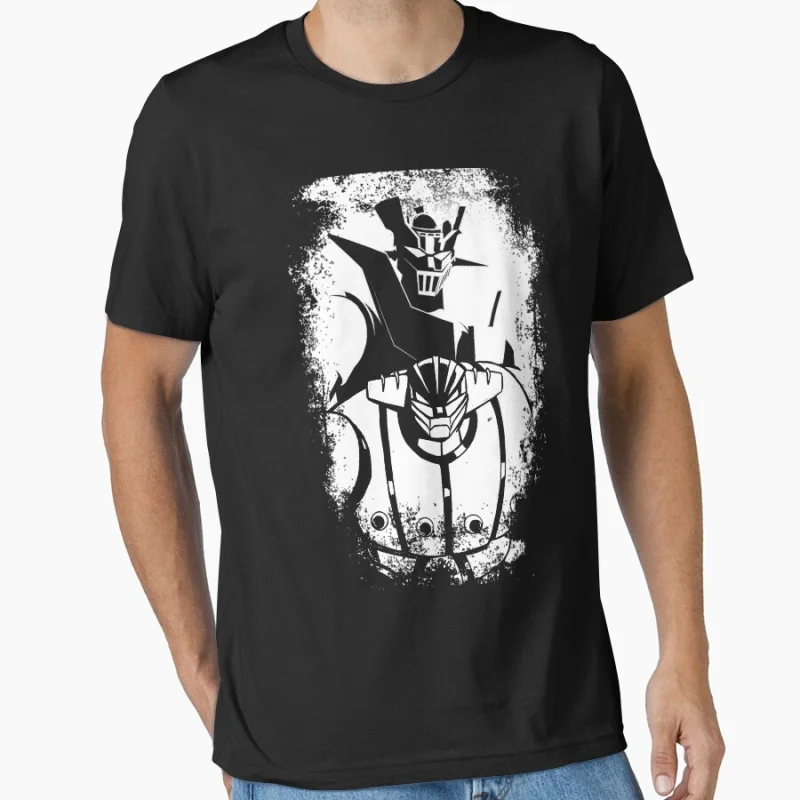 

Heroes never die Classic manga 80s Mecha Anime kotetsu Jeeg the avenger Steel Jeeg Robot t shirt for men large size tops S-6XL
