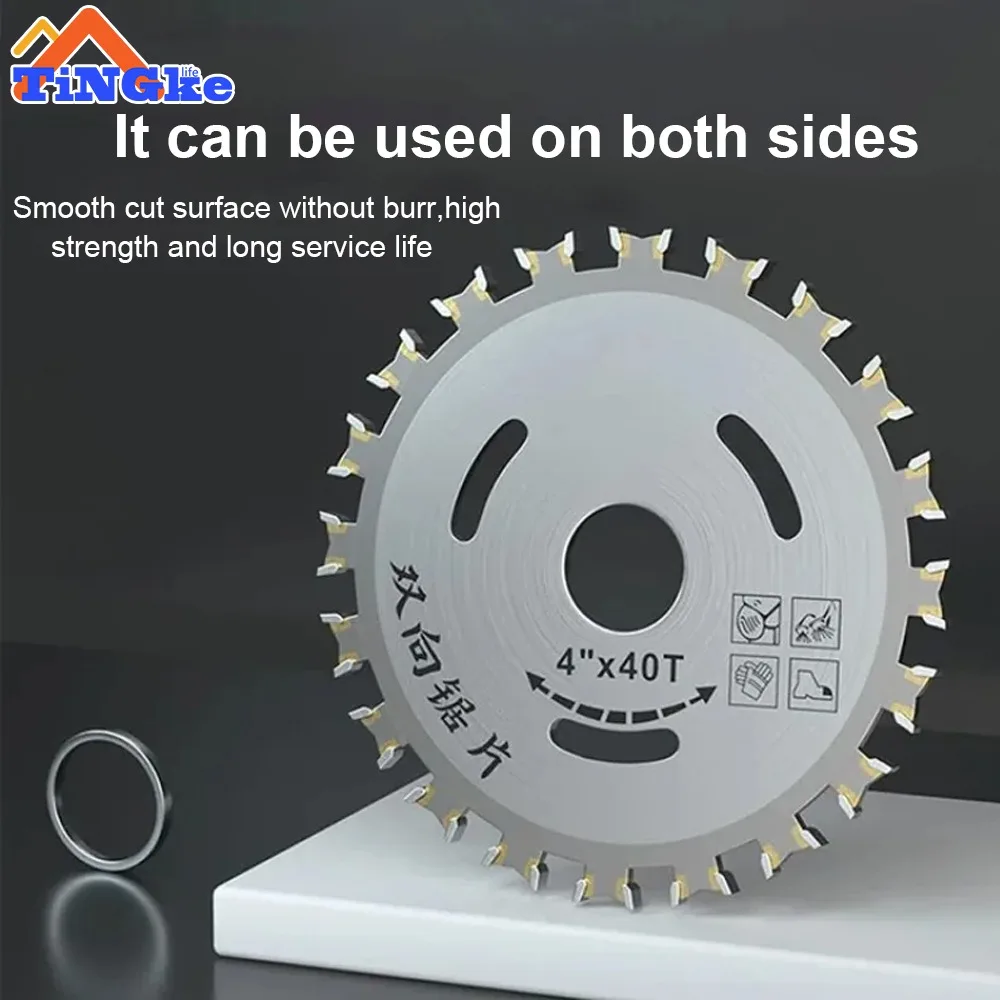 Cut Woodworking Double Side Saw Blade Double Heads Tipped Carbide Cutting Disc General Purpose Saw Blade