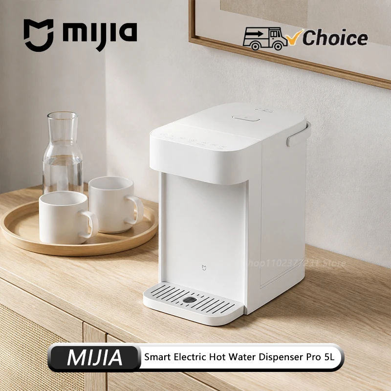 NEW MIJIA Smart Electric Hot Water Dispenser Pro 5L 316L Stainless Steel Liner One-Key Rapid Air Cooling Supports Mi Home App CN
