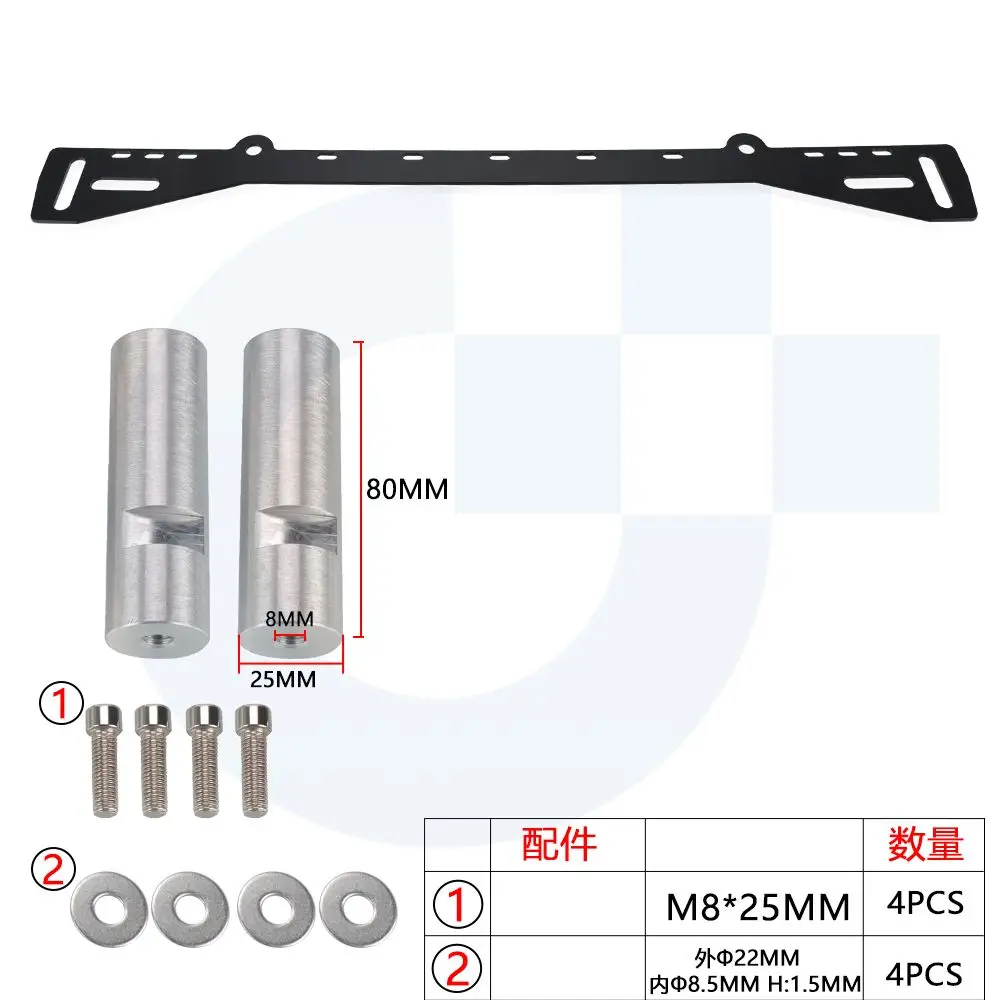 GS1200R Motorcycle Fog Lights Auxiliary Bracket Holder For BMW R 1250 GS R1250GS 2018 2019 2020 2021 2022 2023 R1200GS 2013-2019