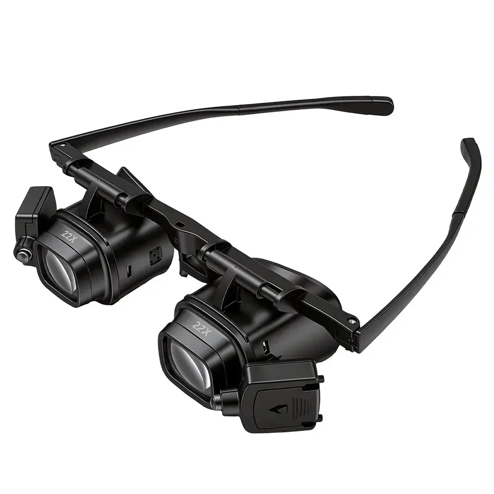 LED-Kopfvergrößerungsglas mit verstellbarem Kopfband, Lupenlinse, Vergrößerungsbrille, 23X, 15X, 8X, 2X, für Uhren- und Schmuckreparaturen. – Detail 38