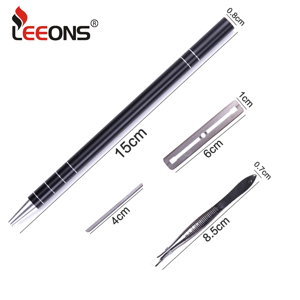 Hairstyle Engraved Pen & Wide Blades Styling Accessory